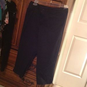Black Rafaella Capri pants